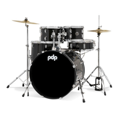 PDP Pack Bateria 5Pcs + Hardware + Platillos / Center Stage Iridescent Black Sparkle