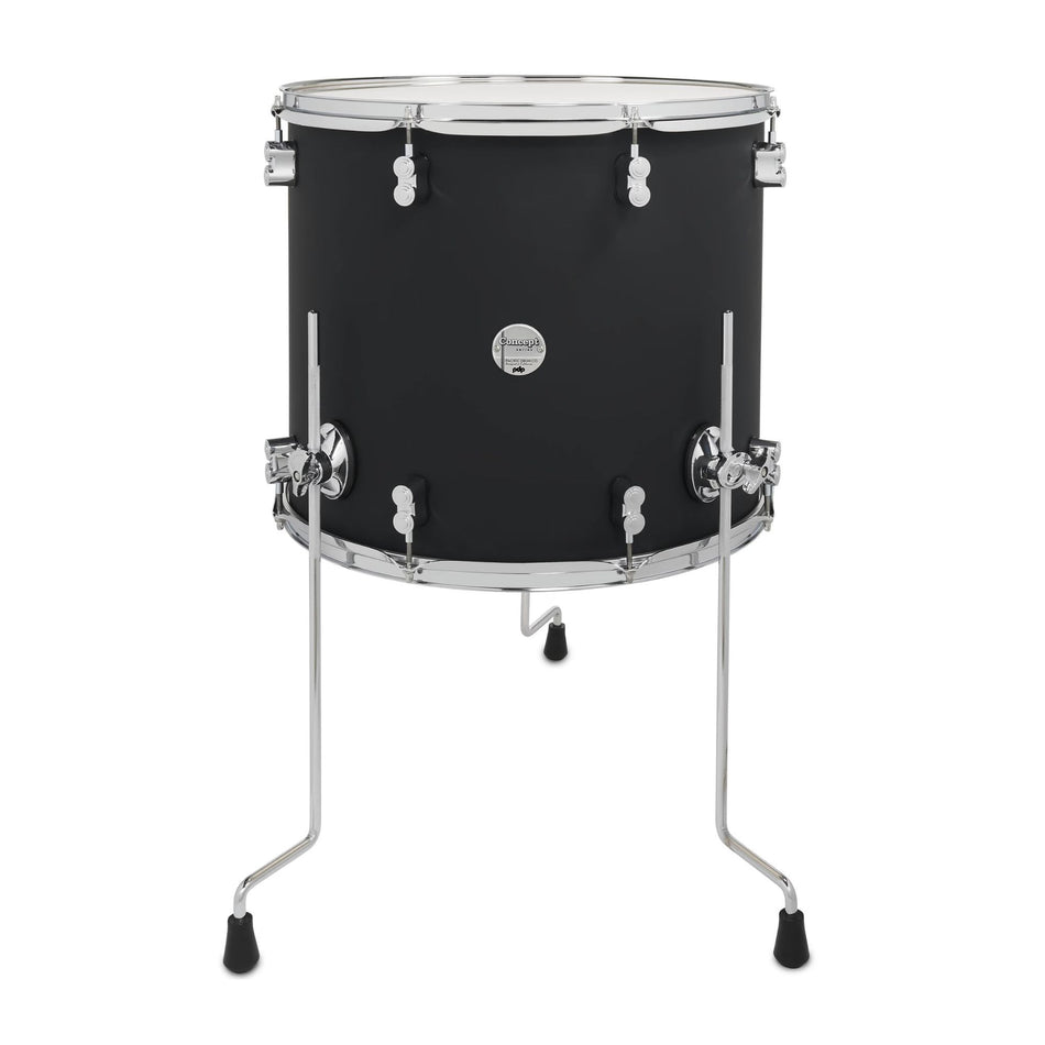 PDP Tom de Piso 18x16" Satin Black Concept Series
