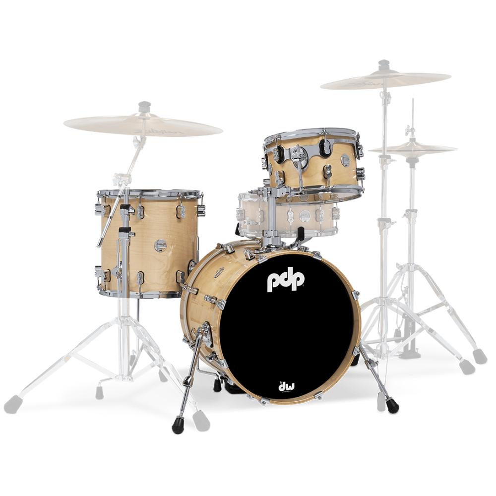 PDP PDCM18BPNA Batería Acústica Concept Maple Bopkit Natural 3Pcs