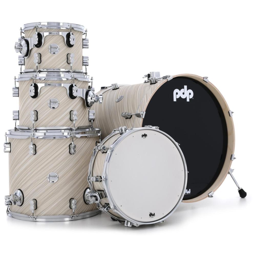 PDP PDCM2015TI Batería Acústica Concept Maple TI Ivory 5Pcs