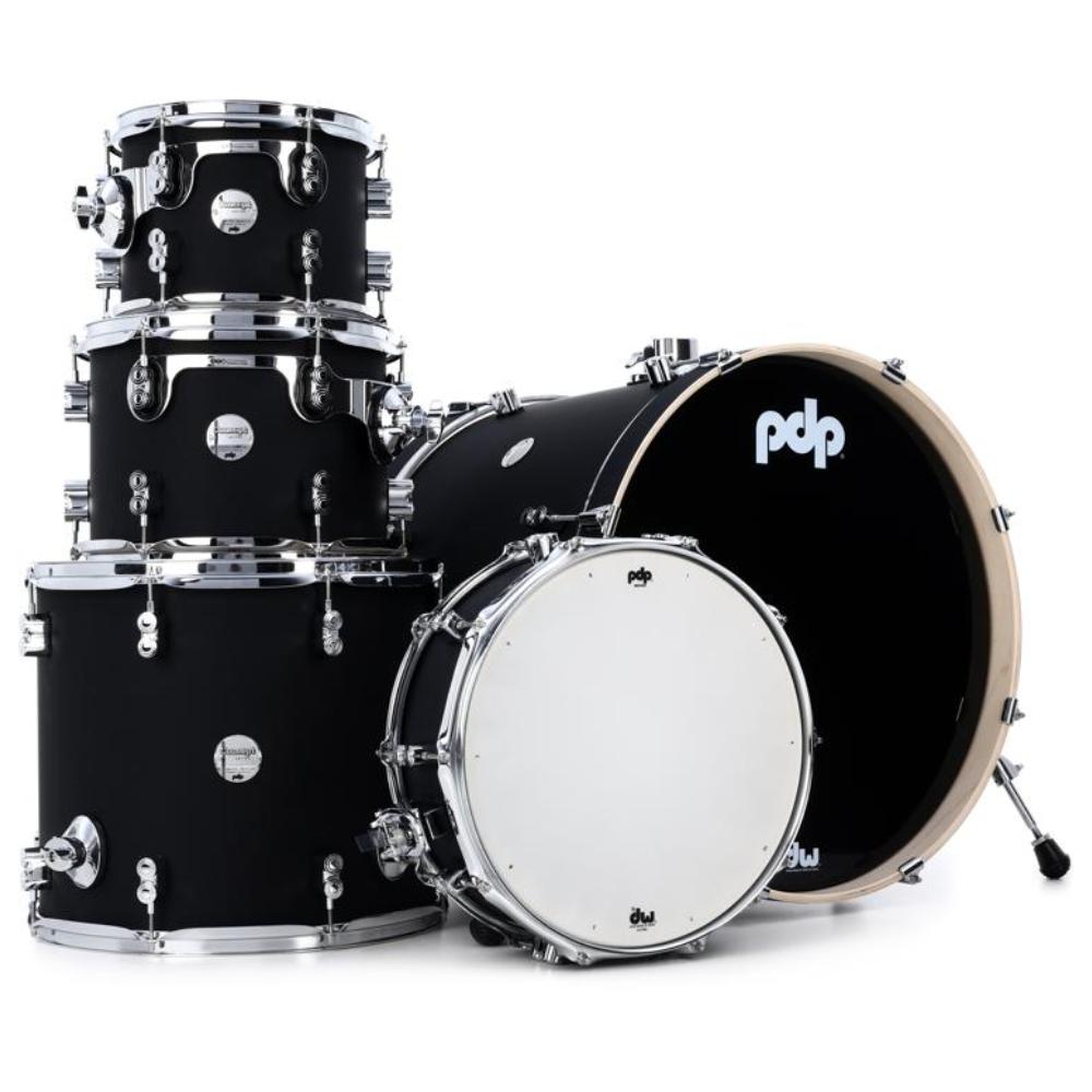 PDP PDCM2215BK Batería Acústica Concept Maple Satin Black 5Pcs