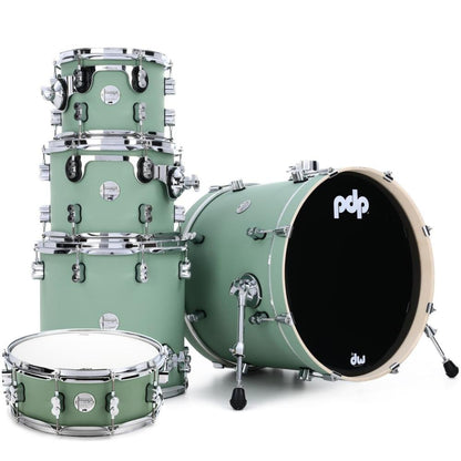 PDP PDCM2215SF Batería Acústica Concept Maple Satin Seafoam 5Pcs