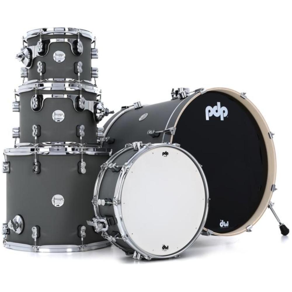 PDP PDCM2215SP Batería Acústica Concept Maple Satin Pewter 5Pcs