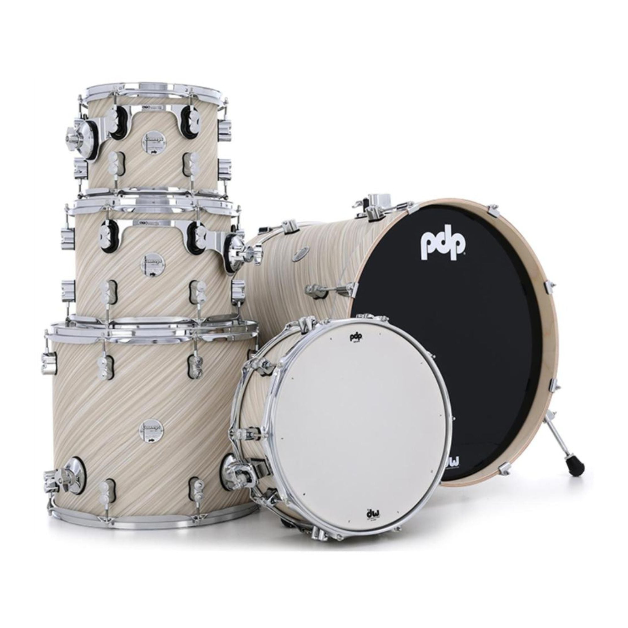 PDP Shellpack Concept Series Maple 5Pcs Twisted Ivory