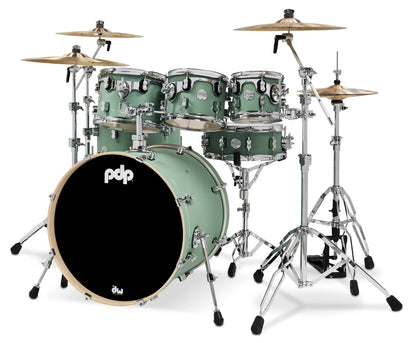 PDP PDCM2217SF Shell Pack Concept Maple Satin Seafoam 7 Piezas