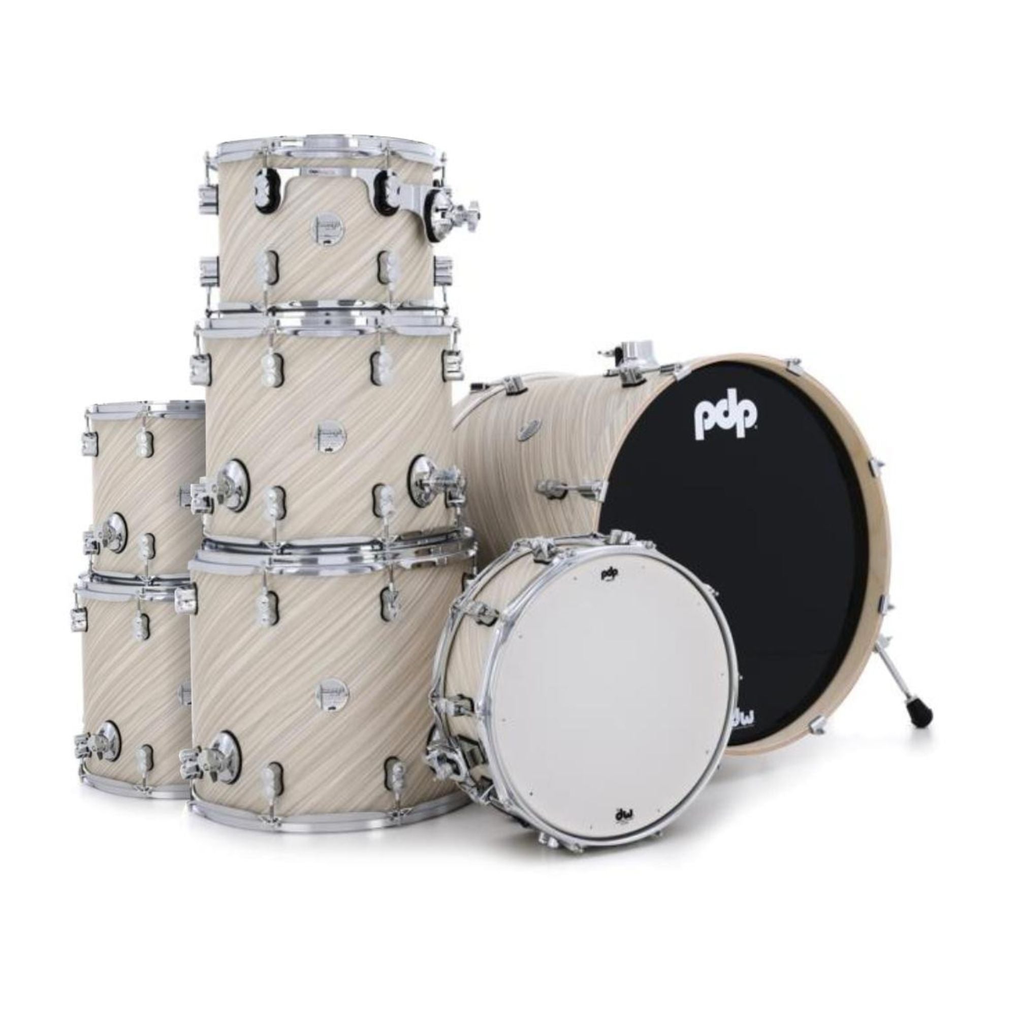 PDP Shellpack Concept Series Maple 7Pcs Twisted Ivory