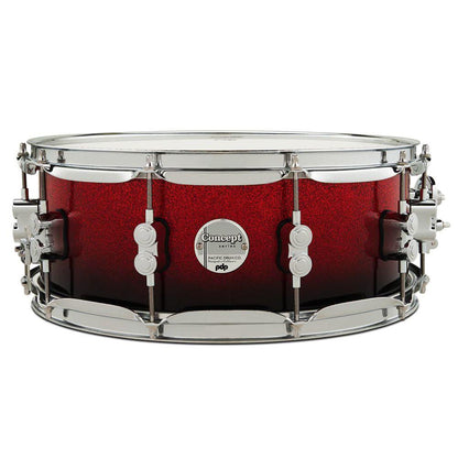 PDP PDCM5514SSRB Caja Concept 14"x5.5" Maple Red to Black Lacquer