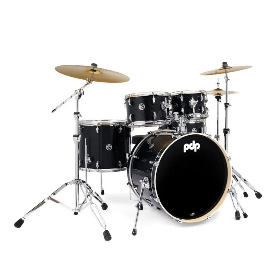 PDP Pack Batería 5 Piezas + Hardware + Platillos / Mainstage Black Sparkle