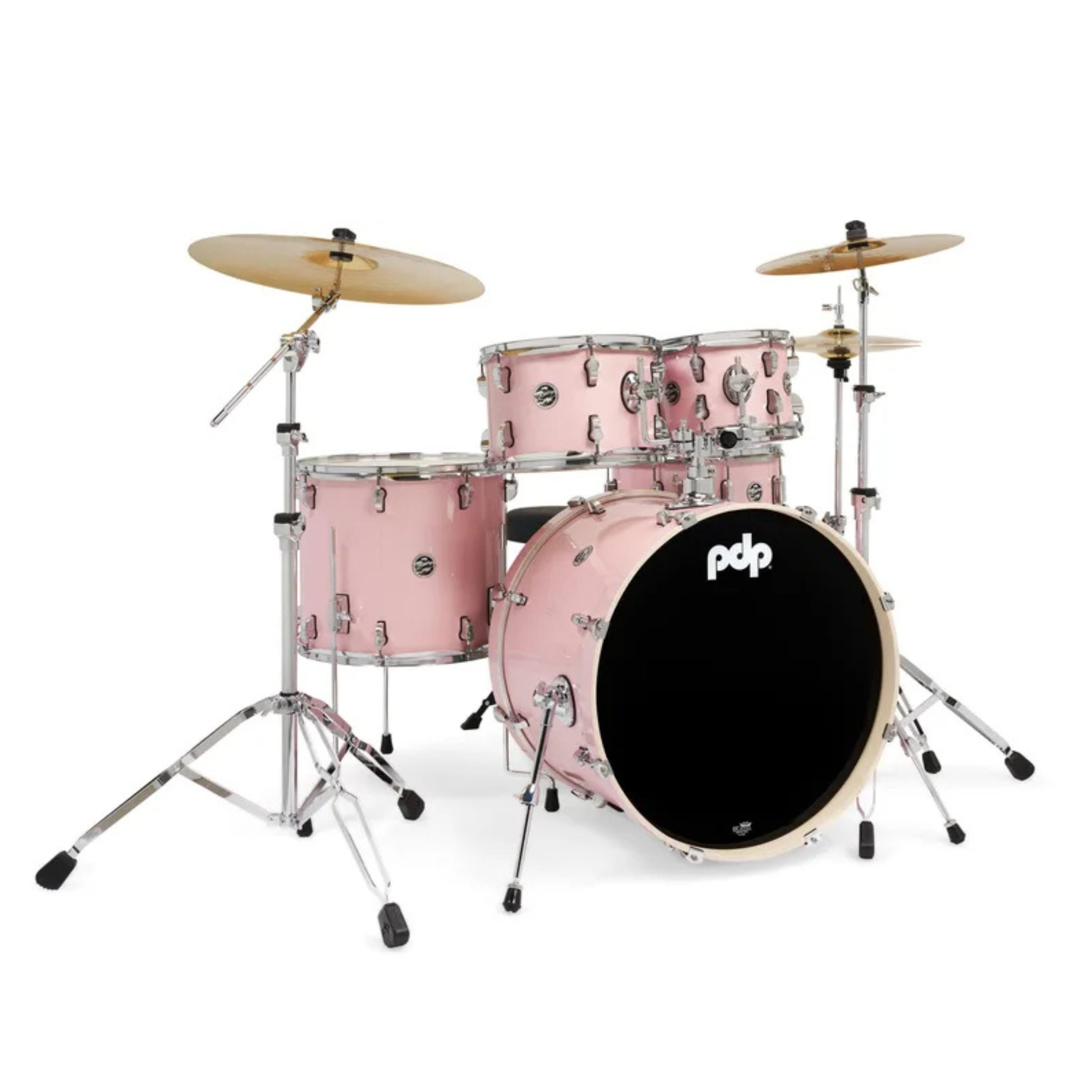 PDP Pack Bateria 5Pcs + Hardware + Platillos / Mainstage Pink Rose