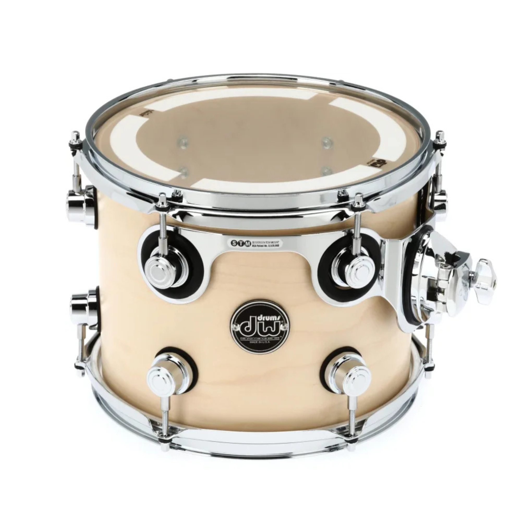 DW Drums Tom de Bateria  LTD Perf Birch Tom 10x8" Satin Natural
