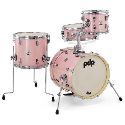 PDP PDNY1604PR Batería Acústica New Yorker Pale Rose Sparkle 4Pcs