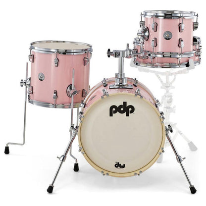 PDP PDNY1604PR Batería Acústica New Yorker Pale Rose Sparkle 4Pcs