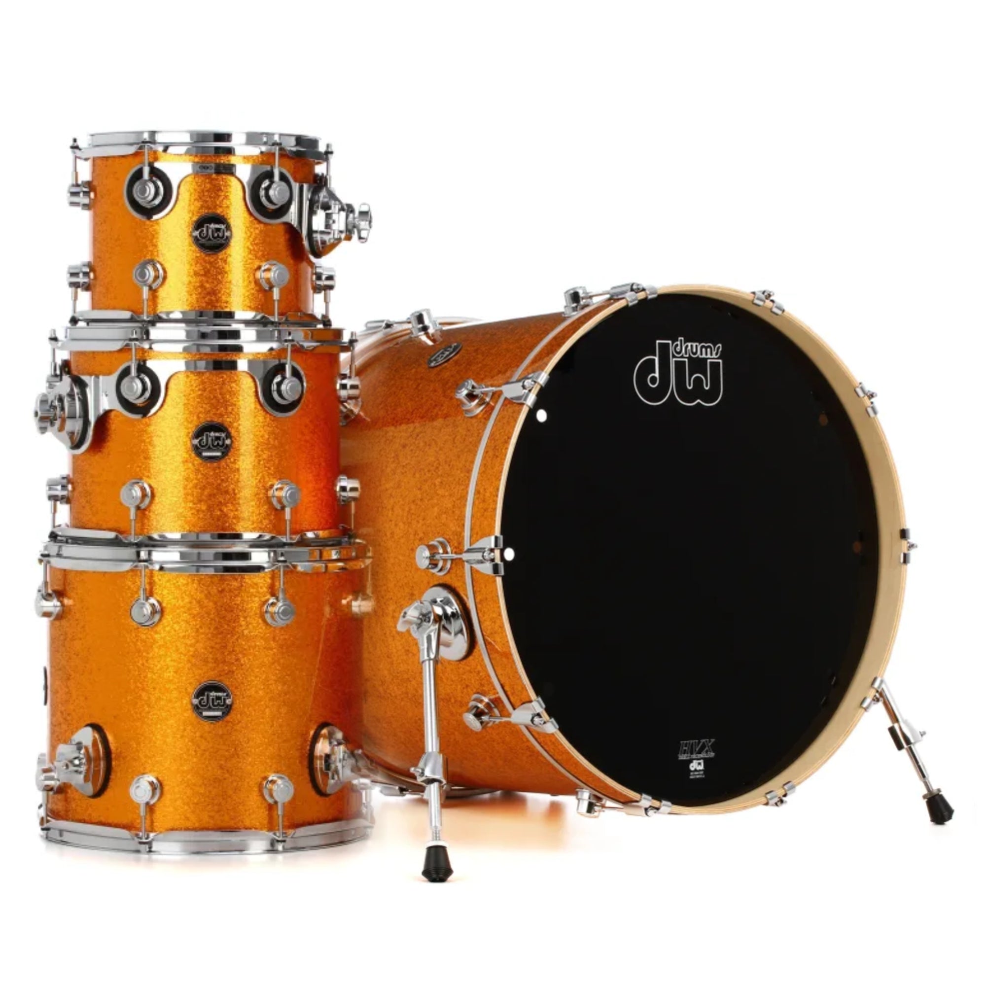 DW Drums Shellpack Performance Series 4Pcs Golden Spark