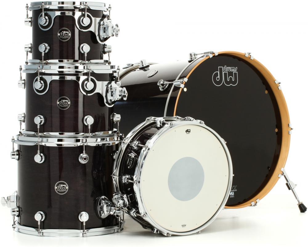 DW Drums PF2205ES Batería Acústica Performance Ebony Satin 5Pcs