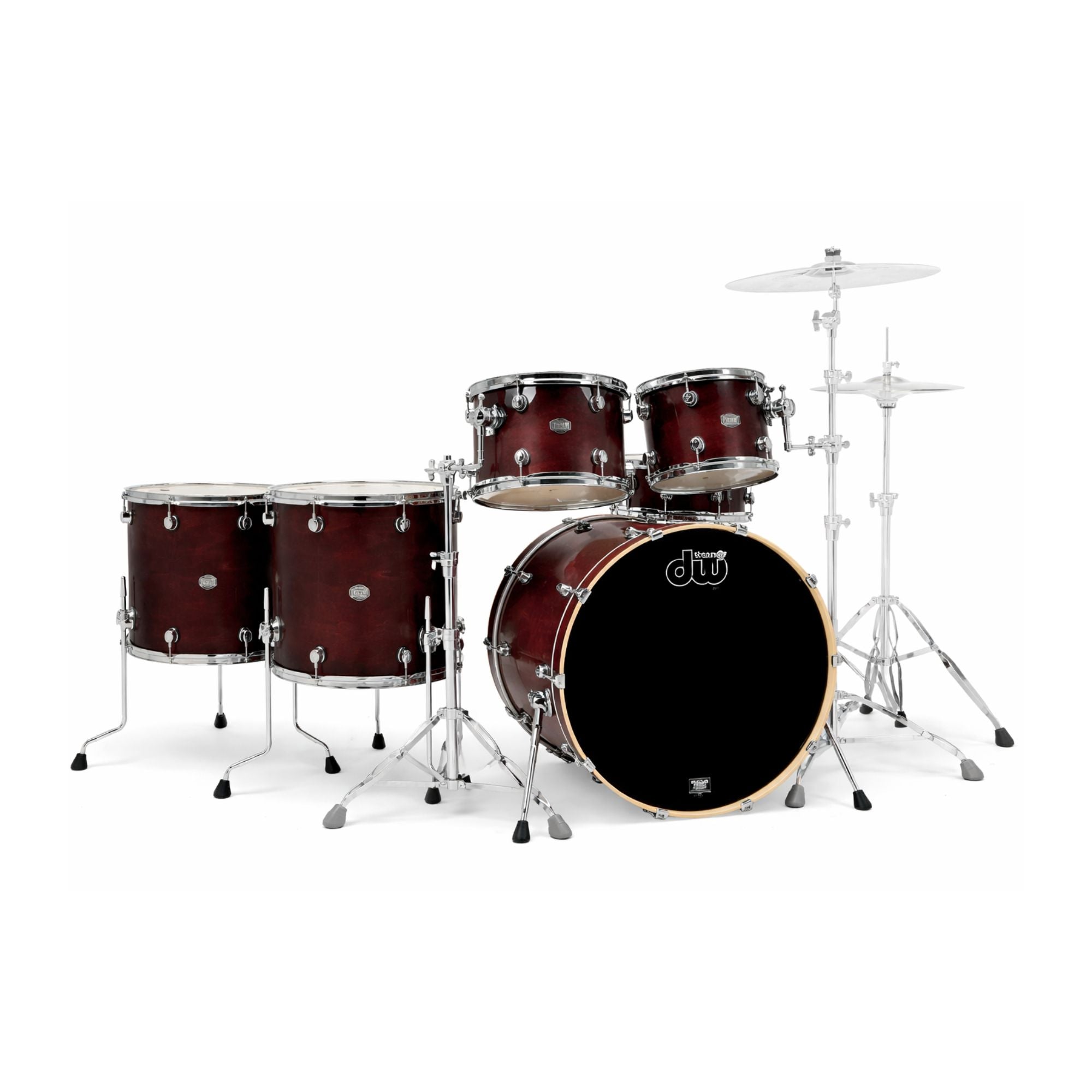 Dw Drums Shellpack Performance Series 5Pcs Tobacco Stain