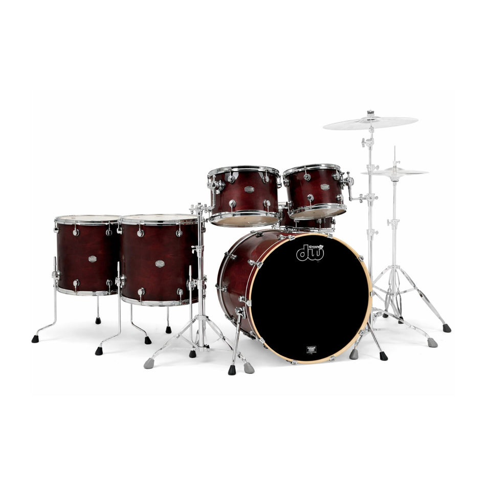 DW Drums Shellpack Performance Series 5 Piezas Tobacco Stain