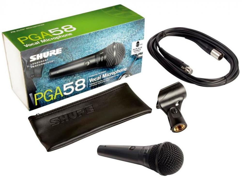 Shure PGA58-XLR Micrófono Dinámico Vocal