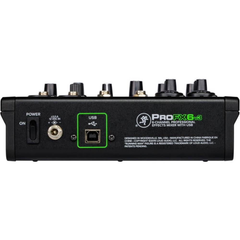 Mackie ProFX6v3 Mezclador Análogo 6 Canales - FX - USB