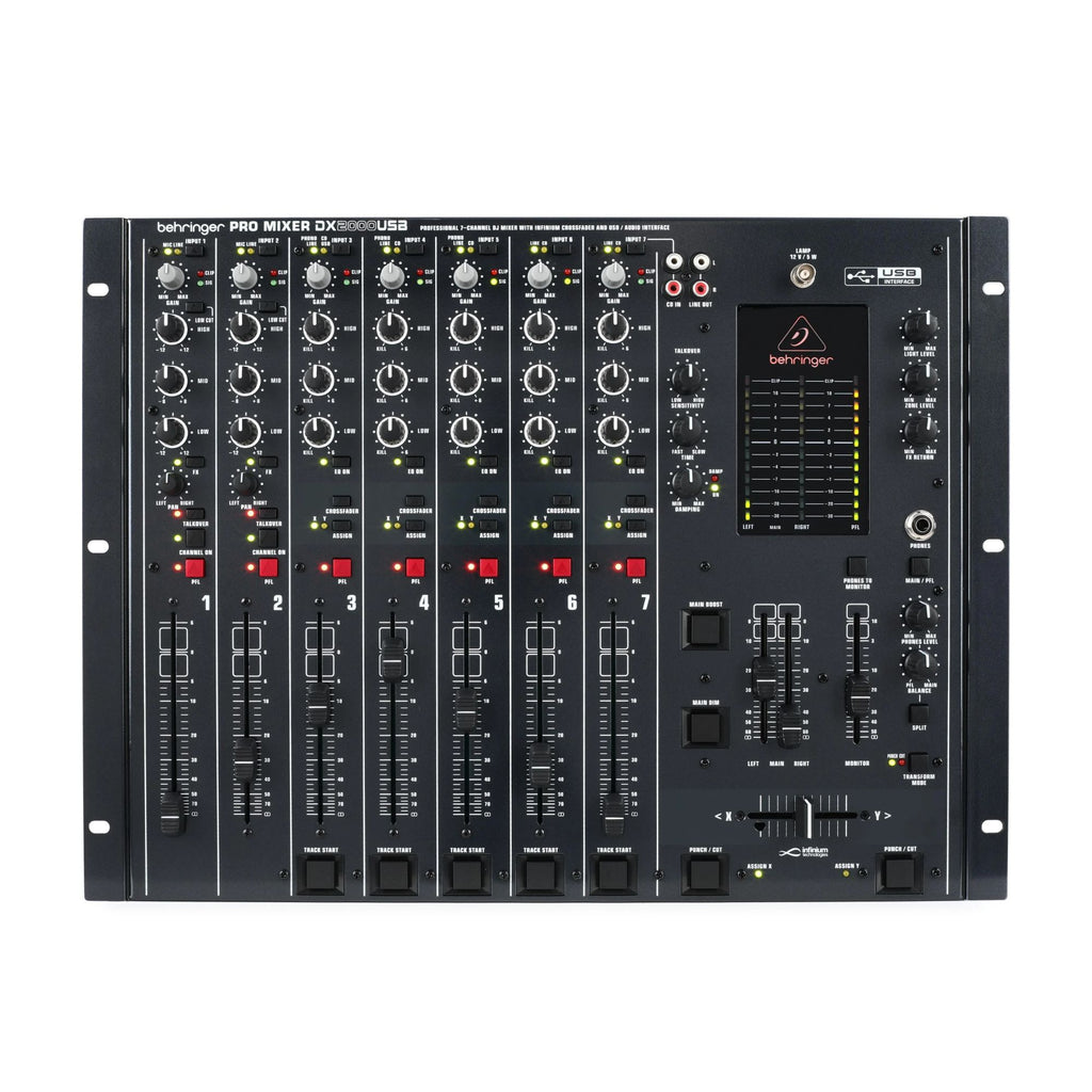 Behringer PRO MIXER DX2000USB Mezclador Dj 7 Canales con USB