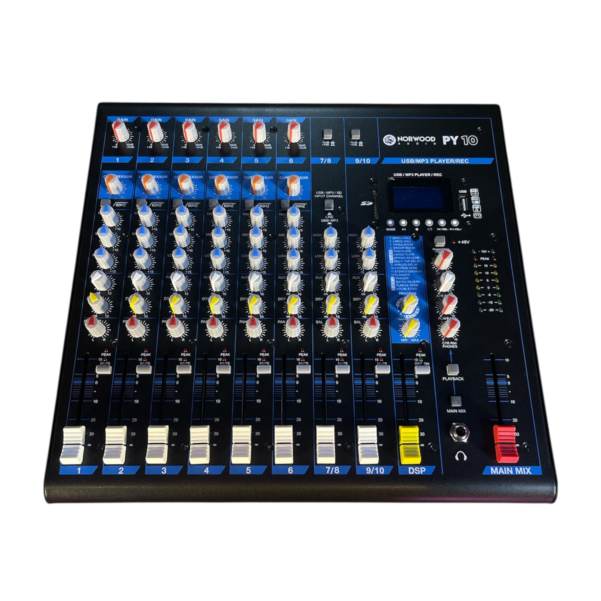 Norwood PY10 Consola de Audio Analoga