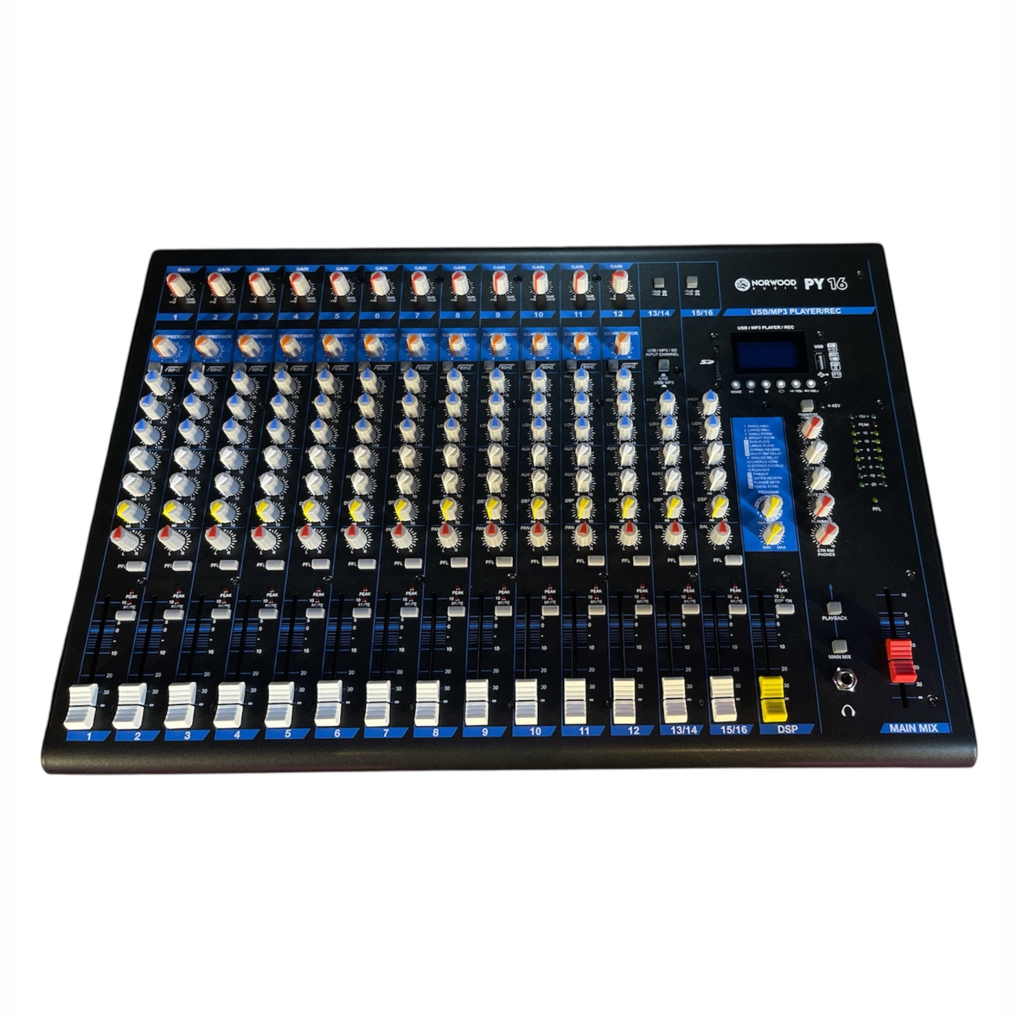 Norwood PY16 Consola de Audio Análoga