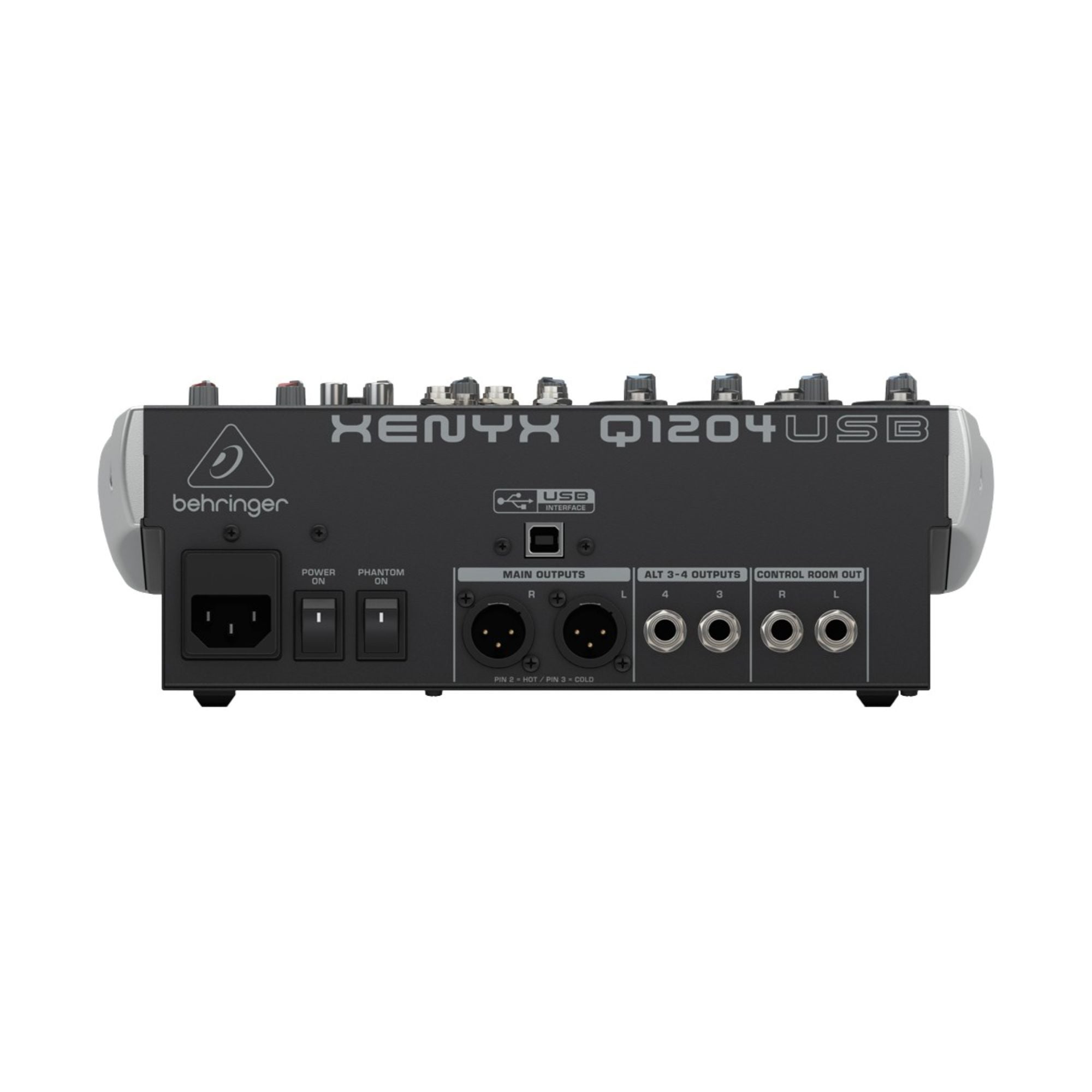 Behringer XENYX Q1204USB Mezclador Análogo de 12 Entradas con USB