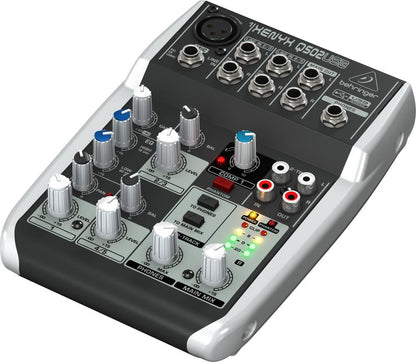 Behringer Xenyx Q502USB Mezclador Análogo 5 Canales - USB