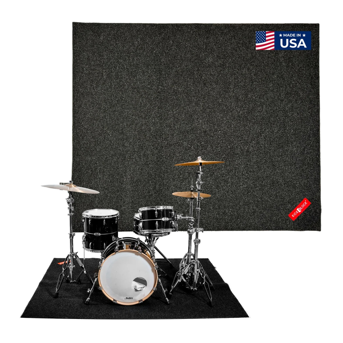 KickBlock Alfombra de Piso para Bateria 198,1 x 167,6 cm