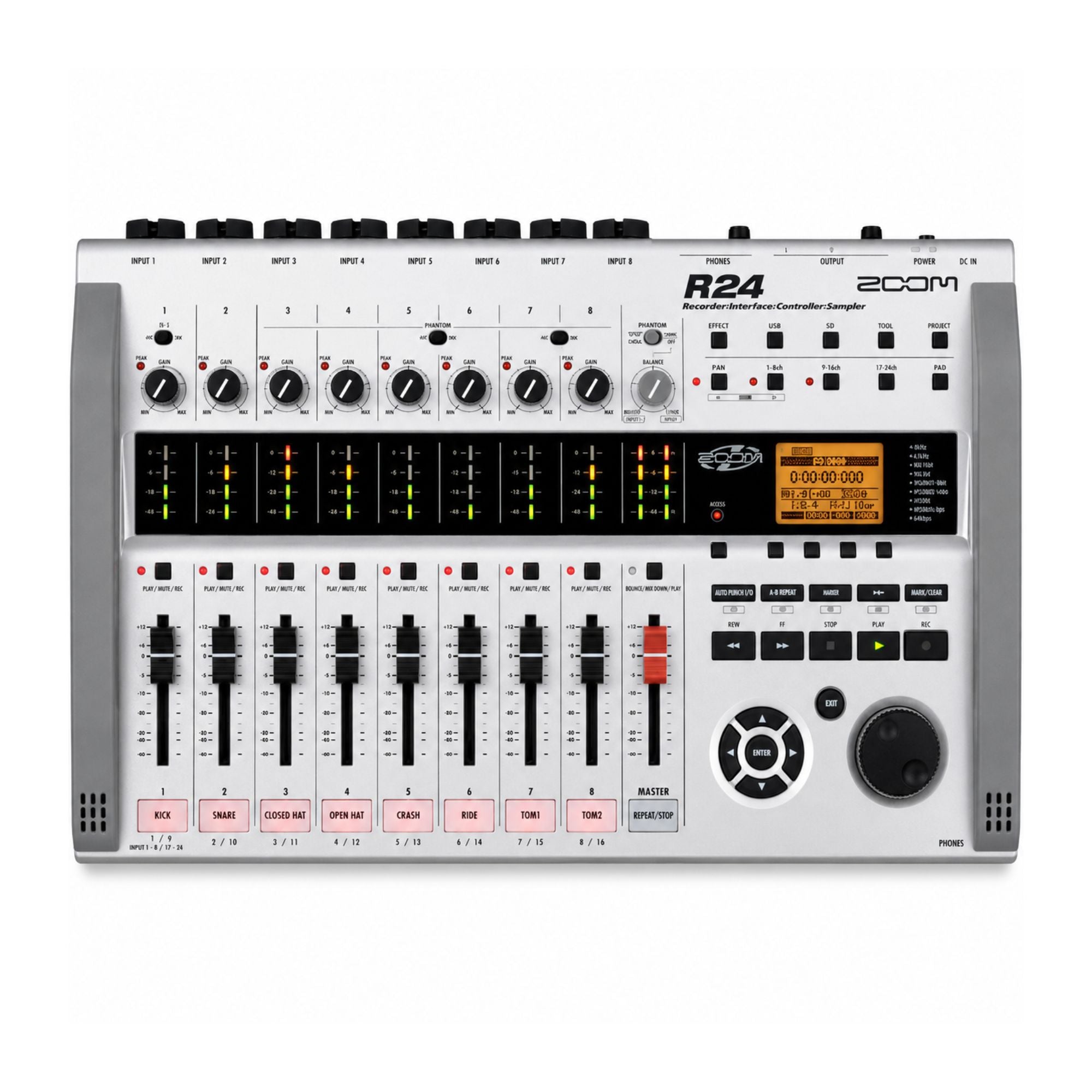 Zoom R24 Grabadora Multipista 24 Pistas con Interfaz USB y Sampler