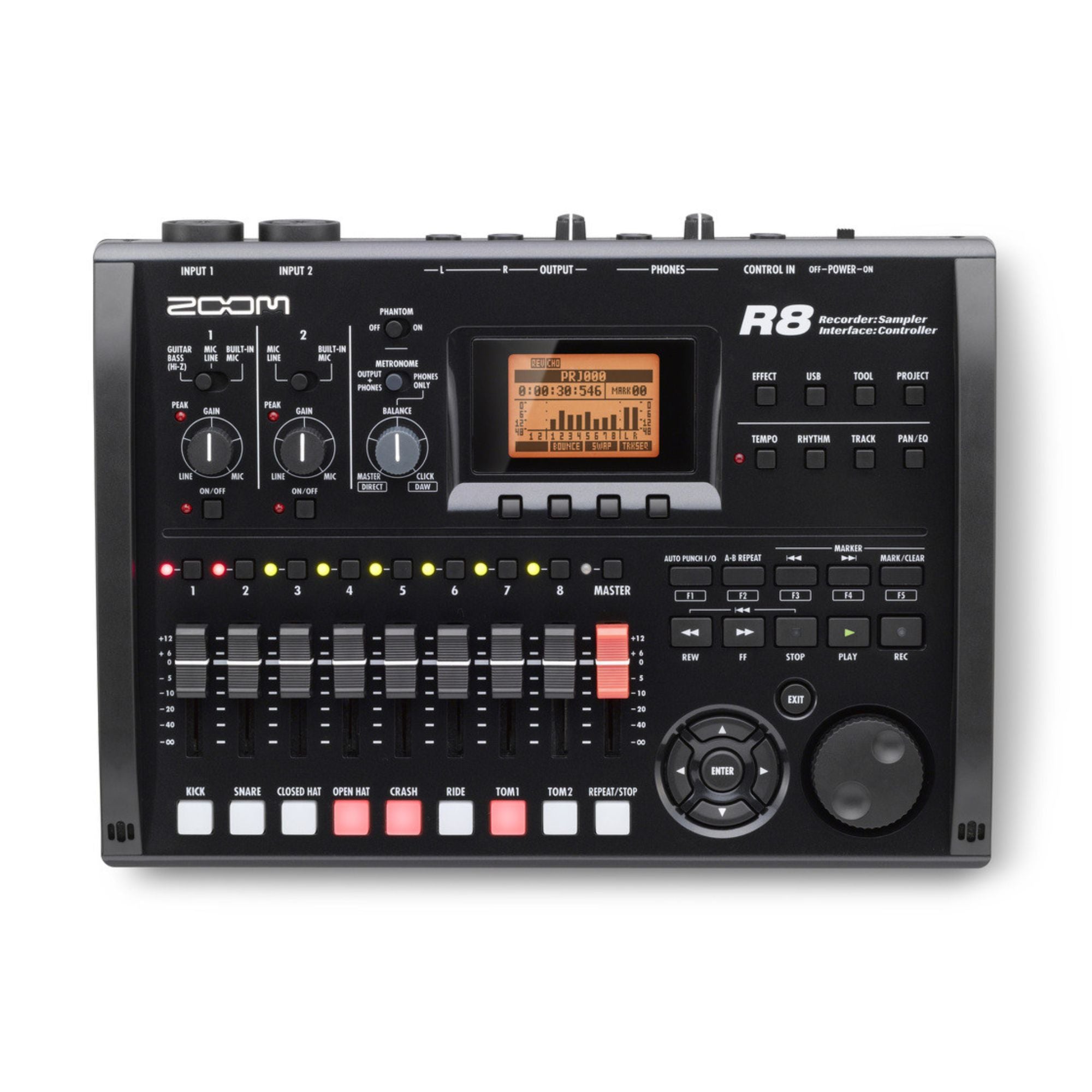 Zoom R8 Grabadora Multipista 8 Pistas con Interfaz USB y Sampler