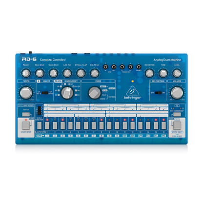 Behringer RD6BB Sintetizador Drum Machine Análogo Celeste
