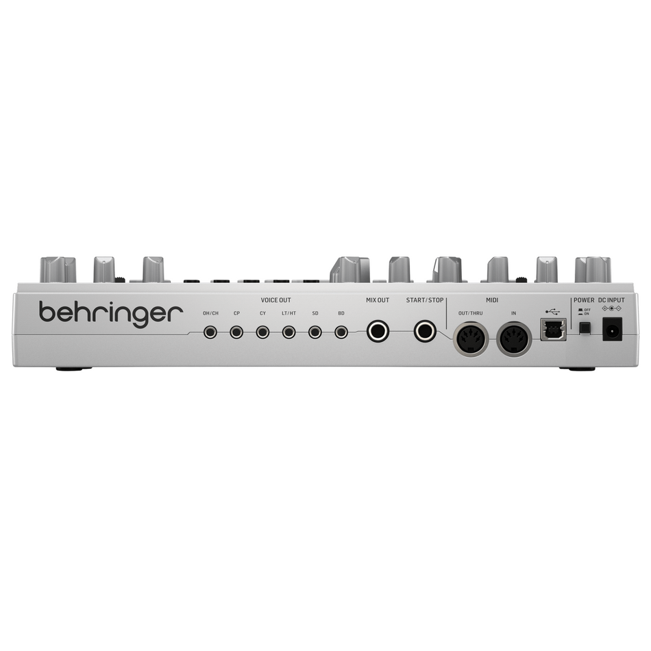 Behringer RD6SR Sintetizador Drum Machine Análogo Plateado