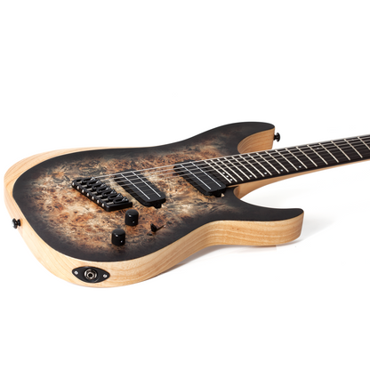 Schecter Reaper-7 Multi Escala Satin Charcoal Burst Guitarra Eléctrica 7 cuerdas