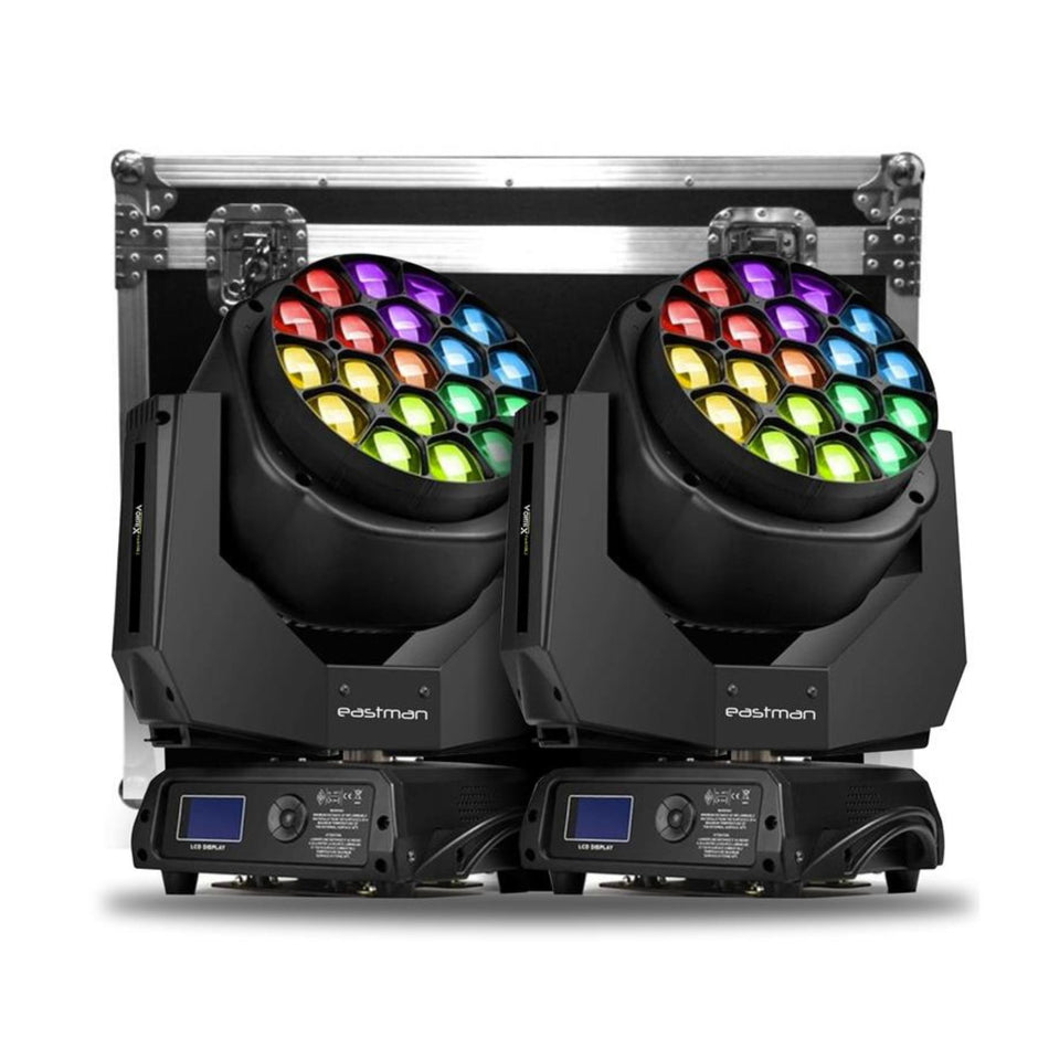 Eastman 2 VORTEX WASH MKII Cabeza Móvil Wash Led 350w + Case