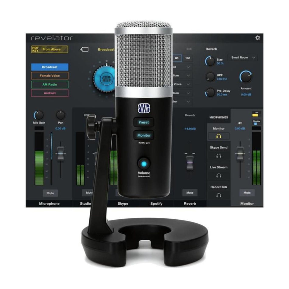 PreSonus Revelator Micrófono Condensador USB