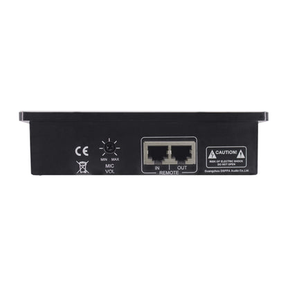 DSPPA RM20 Micrófono de Pedestal Remote Paging de 2 Zonas