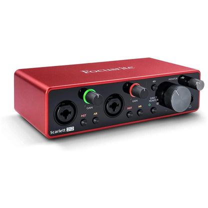 Focusrite SCARLETT 2I2ST Pack de Grabación USB-3