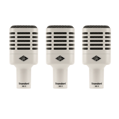 Universal Audio SD3 Pack de 3 Micrófonos Dinámicos con Sistema de Modelado