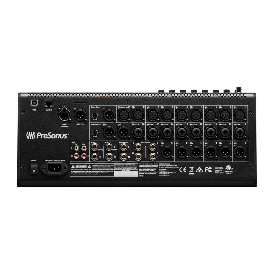 PreSonus Studiolive SE16 Consola Digital de Audio 16 Canales