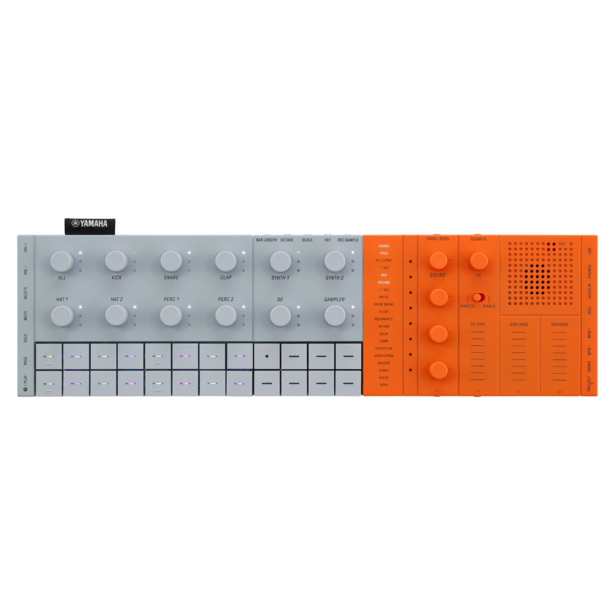 Yamaha SEQTRACK Secuenciador Orange