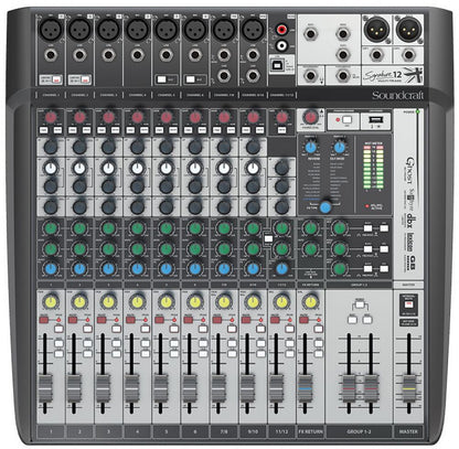 Soundcraft Signature 12 MTK Interfaz - Mezclador 12 Canales con USB