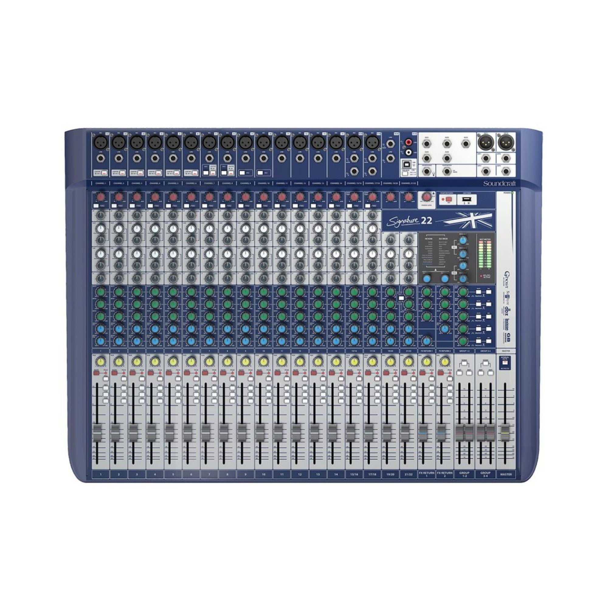 Soundcraft Signature 22 Mezclador Análogo 22 Canales con USB
