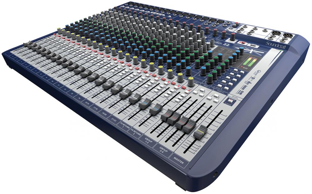 Soundcraft Signature 22 Mezclador Análogo 22 Canales con USB