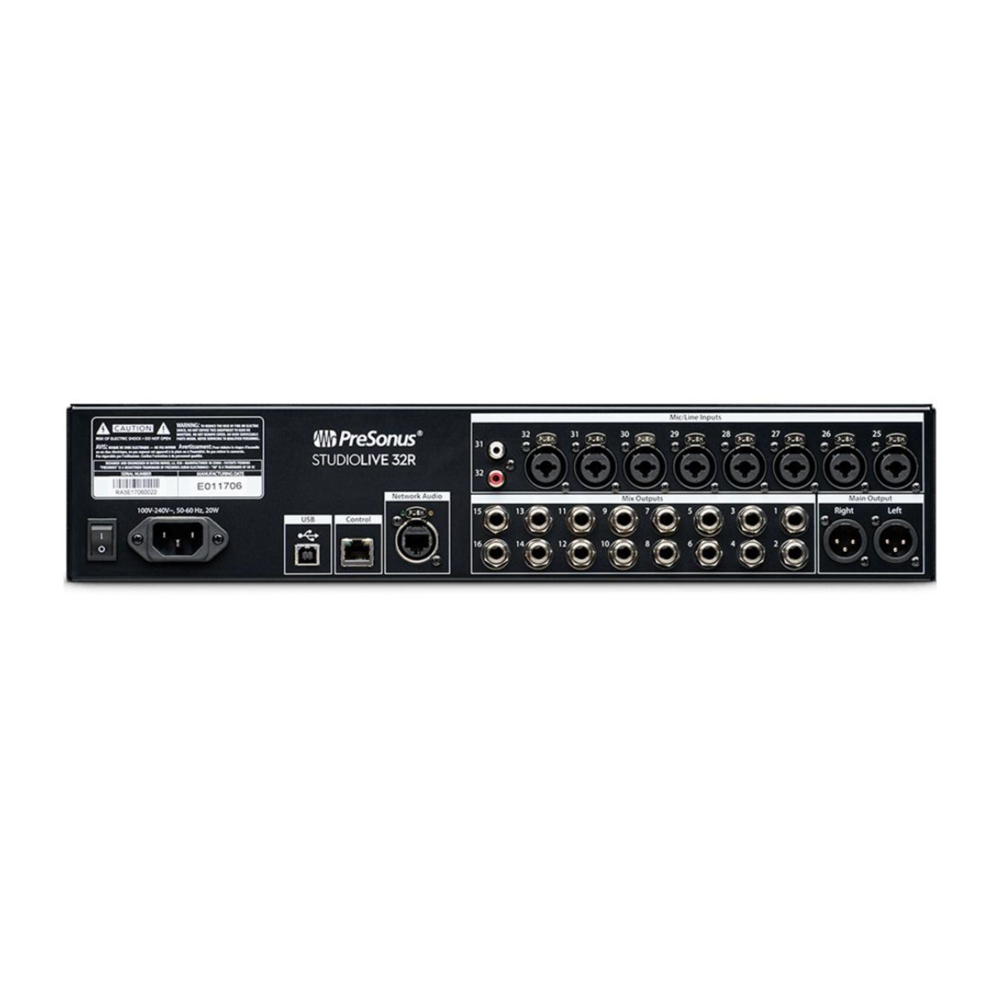 Presonus StudioLive SL32R Consola Digital en Formato Rack