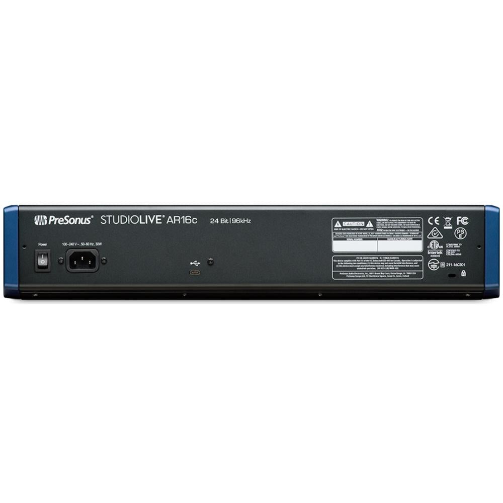Presonus StudioLive SLAR16C Mezclador Análogo 16 Canales - USB - Interfaz de Audio con FX