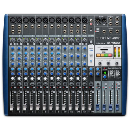 Presonus StudioLive SLAR16C Mezclador Análogo 16 Canales - USB - Interfaz de Audio con FX