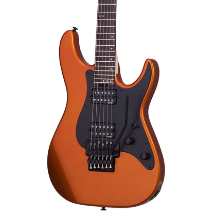 Schecter Sun Valley SS Lambo Orange Guitarra Eléctrica 6 cuerdas FR