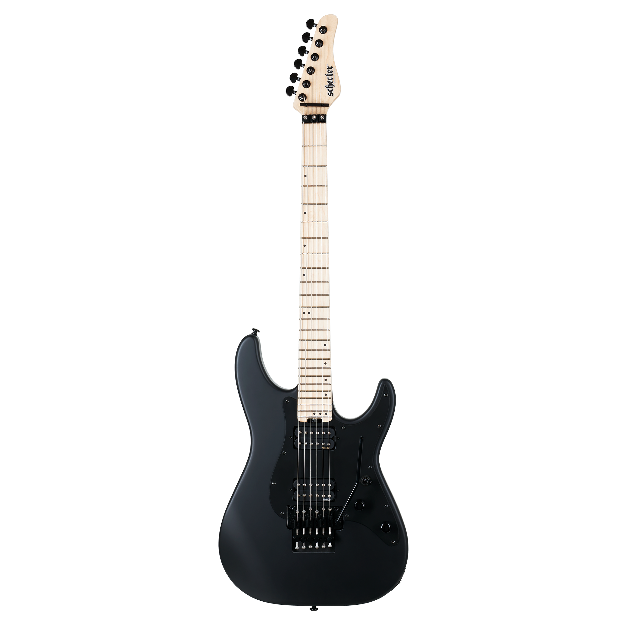 Schecter Sun Valley SS Satin Black Guitarra Eléctrica 6 cuerdas FR