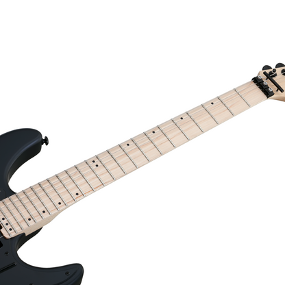 Schecter Sun Valley SS Satin Black Guitarra Eléctrica 6 cuerdas FR