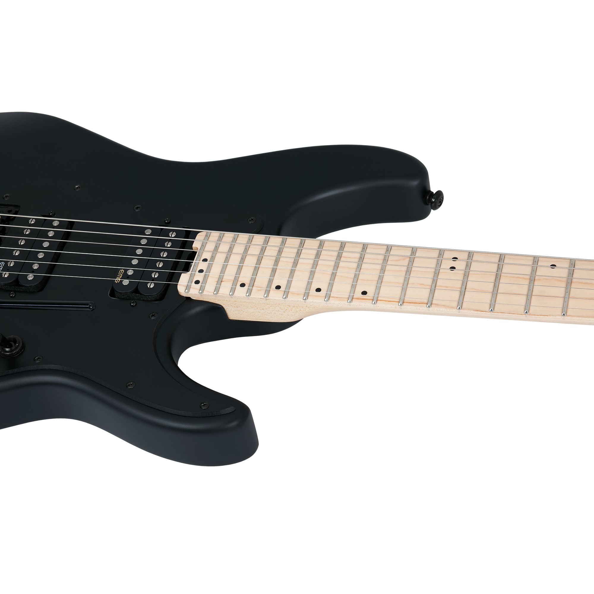 Schecter Sun Valley SS Satin Black Guitarra Eléctrica 6 cuerdas FR